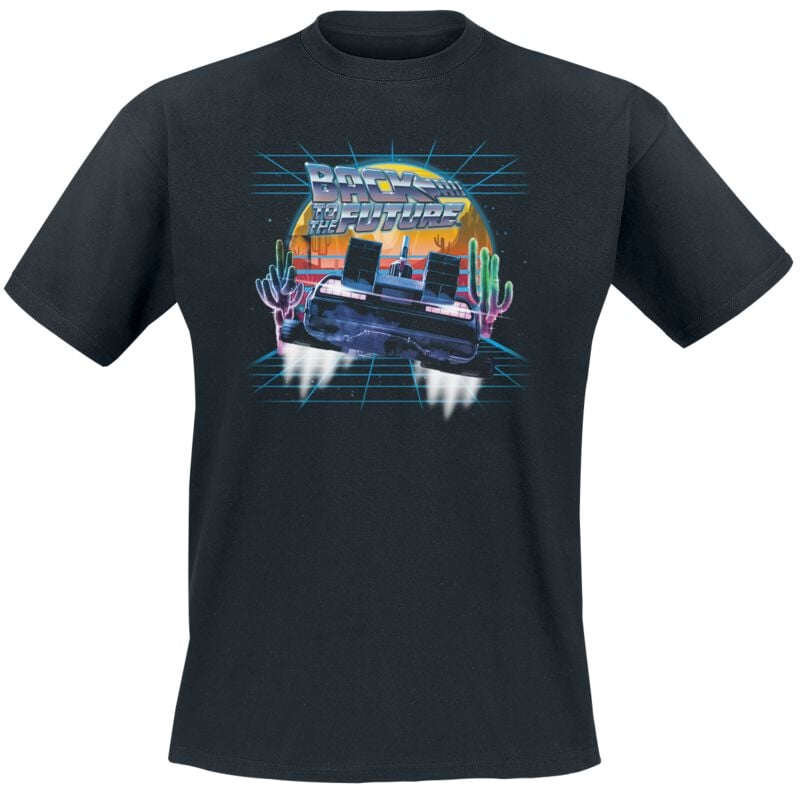 Zurück in die Zukunft T-Shirt - Retro Neon Desert - S bis 5XL - für Männer - Größe L - schwarz  - Lizenzierter Fanartikel Zurück in die Zukunft T-Shirt - Retro Neon Desert - S bis 5XL - für Männer - Größe L - schwarz  - Lizenzierter Fanartikel von Zurück in die Zukunft