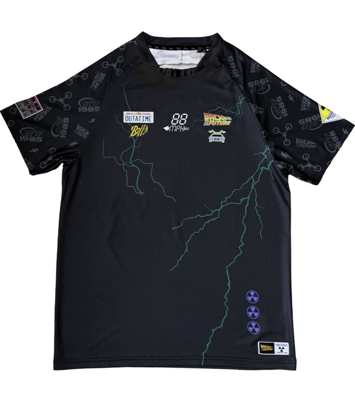 Zurück in die Zukunft Trikot - Hey McFly - 85 - Soccer Jersey - S bis XXL - für Männer - Größe XXL - multicolor  - Lizenzierter Fanartikel von Zurück in die Zukunft