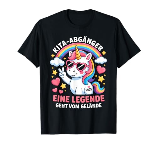 Kita Abgänger 2025 Abschluss Junge Mädchen Kindergarten T-Shirt von Zurück zur Schule 2025