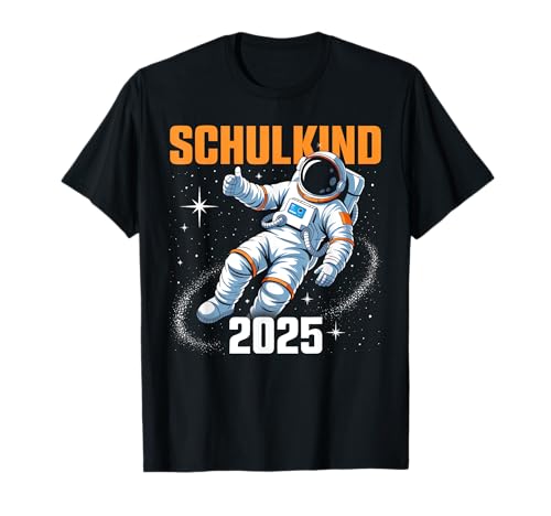 Schulkind 2025 Weltraum Planet Jungen Einschulung Astronaut T-Shirt Schulkind 2025 Weltraum Planet Jungen Einschulung Astronaut T-Shirt von Zurück zur Schule 2025