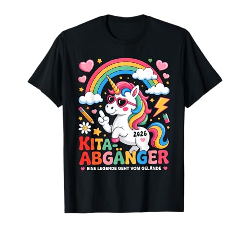 Kita Abgänger 2026 Abschluss Junge Mädchen Kindergarten T-Shirt von Zurück zur Schule 2026