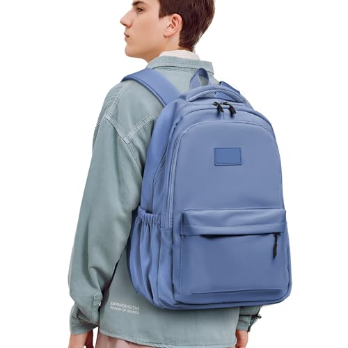 Zusentee Schulrucksack Mädchen, Schulrucksack Teenager & Jungen Teenager Rucksack Schule Causal Travel Leicht Schultaschen Rucksäcke Tagesrucksack für Arbeit, Lässig Reisen,25L Schwarz von Zusentee