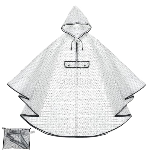 Zuxbolf Regenponcho Wasserdicht Regenmantel Herren Damen Unisex Wiederverwendbar Regenjacke Regencape Outdoor Jacketmit Kapuze und Taschen für Camping Wandern Draussen und Täglicher Gebrauch Zuxbolf Regenponcho Wasserdicht Regenmantel Herren Damen Unisex Wiederverwendbar Regenjacke Regencape Outdoor Jacketmit Kapuze und Taschen für Camping Wandern Draussen und Täglicher Gebrauch von Zuxbolf