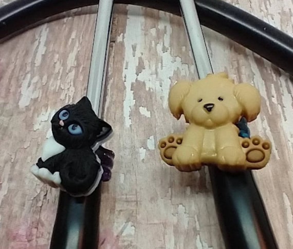 Stethoskop Hund Und Katze Anhänger, 2Er-Set Veterinary, Vet Tech. Stethoskop, Kitty Farbe Kann Variieren Von Schwarz von ZuzusCraftycreations