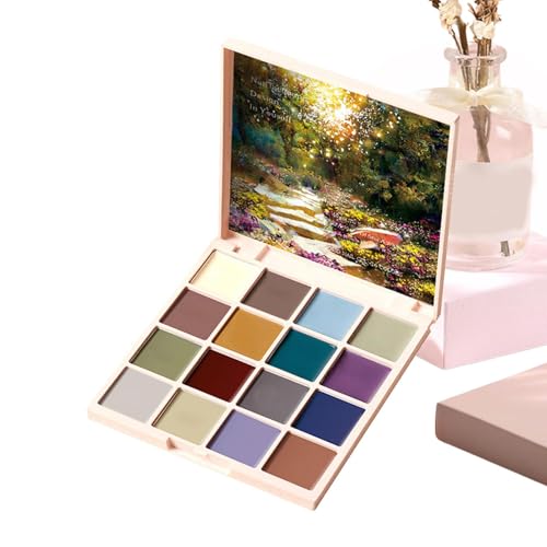 Fester Gel-Nagellack, Gel-Nagellack-Palette - 16-Farben-Creme-Gel-Nagellack,Fester Gel-Nagellack, Gel-Maniküre-Palette, Nagelkleber für Frauen Fester Gel-Nagellack, Gel-Nagellack-Palette - 16-Farben-Creme-Gel-Nagellack,Fester Gel-Nagellack, Gel-Maniküre-Palette, Nagelkleber für Frauen von Zvn Zojne