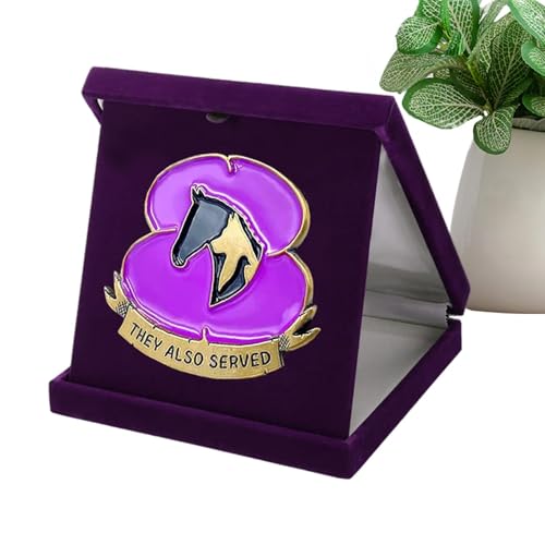 Pferdenadel – Pferdebrosche | Anstecknadel mit Blumendesign | Dekoration von Tierbrosche | Pferdenadel, Schmuck für den Tag des alten Kampfes von Zvn Zojne