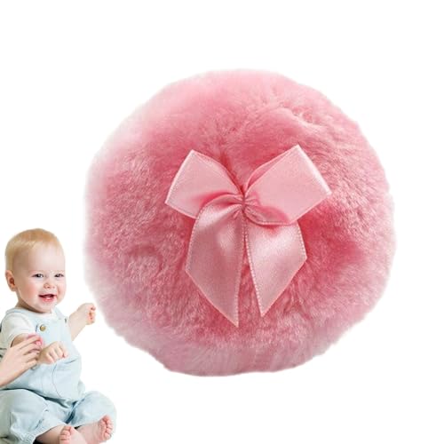 Puffed Soft Puder für Babys – 10,2 cm flauschiger Puder | Puff für den Körper mit Schleife | Puff-Applikator für Körperpuder | Puff-Applikator für Körperpuder | Puff-Puder Puffed Soft Puder für Babys – 10,2 cm flauschiger Puder | Puff für den Körper mit Schleife | Puff-Applikator für Körperpuder | Puff-Applikator für Körperpuder | Puff-Puder von Zvn Zojne