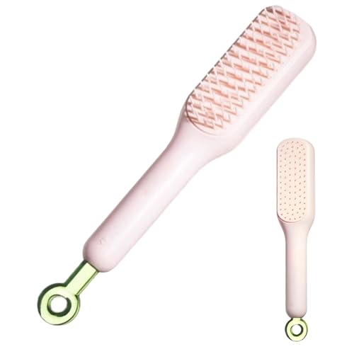 Teleskop-Haarbürste, einziehbare Haarbürste - Antistatische Haarbürste - Leicht zu reinigender Kopfhaut-Massagekamm, antistatische Haarstyling-Bürsten für Frauen und alle Haartypen Teleskop-Haarbürste, einziehbare Haarbürste - Antistatische Haarbürste - Leicht zu reinigender Kopfhaut-Massagekamm, antistatische Haarstyling-Bürsten für Frauen und alle Haartypen von Zvn Zojne