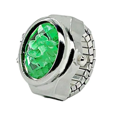 Zvn Zojne Fingerringuhr | Korb-Ring-Uhren | kreative Vintage-Fingeruhr, verstellbarer Schmuck, Fingeruhren für Damen, grün, Refer to description, Uni Zvn Zojne Fingerringuhr | Korb-Ring-Uhren | kreative Vintage-Fingeruhr, verstellbarer Schmuck, Fingeruhren für Damen, grün, Refer to description, Uni von Zvn Zojne