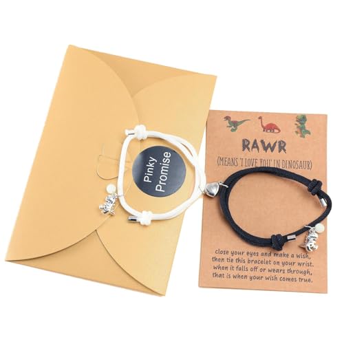 Zvn Zojne Pärchen Armbänder Magnetisches Herz - Pärchen Liebe Armband - Perlen Anhänger Armband | Dinosaurier Glow Perlen Halbes Herz Armband für Abschluss | Beste Freundin Liebe Armband mit Zvn Zojne Pärchen Armbänder Magnetisches Herz - Pärchen Liebe Armband - Perlen Anhänger Armband | Dinosaurier Glow Perlen Halbes Herz Armband für Abschluss | Beste Freundin Liebe Armband mit von Zvn Zojne