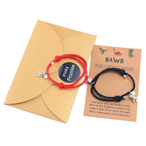 Zvn Zojne Pärchen Armbänder Magnetisches Herz - Pärchen Liebe Armband - Perlen Anhänger Armband | Dinosaurier Glow Perlen Halbes Herz Armband für Abschluss | Beste Freundin Liebe Armband mit Zvn Zojne Pärchen Armbänder Magnetisches Herz - Pärchen Liebe Armband - Perlen Anhänger Armband | Dinosaurier Glow Perlen Halbes Herz Armband für Abschluss | Beste Freundin Liebe Armband mit von Zvn Zojne