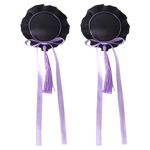 1 Paar Anime Haarknotenhalter Haarspange Quasten Fliege Haarspange 2000er Jahre Dienstmädchen Seitenclip 1 Paar Anime Haarknotenhalter Haarspange Quasten Fliege Haarspange 2000er Jahre Dienstmädchen Seitenclip von ZwaitL