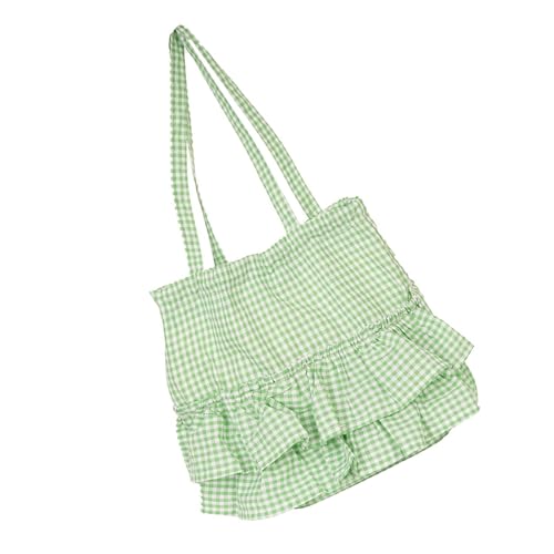 Achseltasche für Damen, koreanische Stile, Handtasche, Kordelzug, Schultertasche, Rüschen, kariert, Achselmode, Pendeln, Damen, Schultermode, Achselhöhle, trendige Handtasche, große Kapazität Achseltasche für Damen, koreanische Stile, Handtasche, Kordelzug, Schultertasche, Rüschen, kariert, Achselmode, Pendeln, Damen, Schultermode, Achselhöhle, trendige Handtasche, große Kapazität von ZwaitL