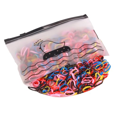 Buntes kleines Haargummi-Set mit Haarstyling-Zubehör, elastische Haarbänder für Mädchen und Kinder von ZwaitL