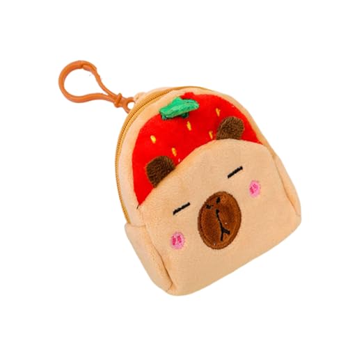 Cartoon Capybara Münzgeldbörse Kopfhörer Aufbewahrungstasche Kleine Kleingeld Geldbörse Geld Tasche Schöne Münzbeutel Plüsch Ohrstöpsel Beutel Plüsch Brieftaschen Capybara Münzbörse Ohrhörer von ZwaitL