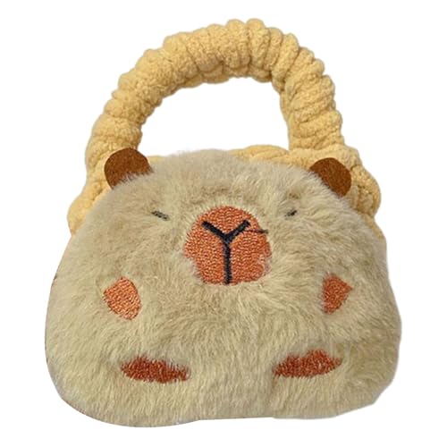 Cartoon-Tier-Schlüsselanhänger-Halter, Tasche, pelzig, gestrickt, Kopfhörer-Hülle mit sicherem Reißverschluss, Geldbörse für den täglichen Gebrauch, mit Reißverschluss, 01style, Mass Beauty von ZwaitL