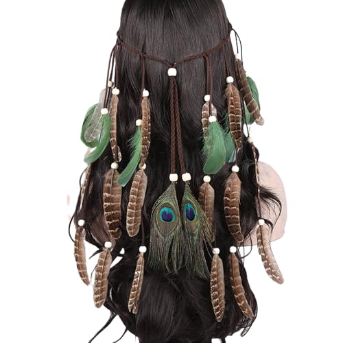 Dekoratives modisches Haarband, abnehmbares Haarband, kreative Frisur, Haarband für Musikfestivals und Feiern von ZwaitL