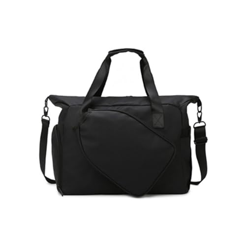 Ergonomische, übergroße Handtasche mit Schuhaufbewahrung und Taschen für Nass- und Trockentaschen, hält Trainingszubehör für Sportler, separate Nass-/Trockenfächer, Ausrüstungs-Organizer, Schwarz Ergonomische, übergroße Handtasche mit Schuhaufbewahrung und Taschen für Nass- und Trockentaschen, hält Trainingszubehör für Sportler, separate Nass-/Trockenfächer, Ausrüstungs-Organizer, Schwarz von ZwaitL
