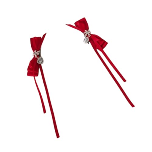 Flache Haarspange für Mädchen, Kristall-Haarspange für Frauen, Mädchen, Strauß, Haarspange, süße Weihnachtsfoto-Requisiten von ZwaitL