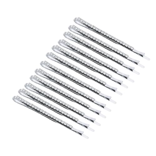 Haarspange mit Strasssteinen, langlebig, elegante Haarspange für Damen, Hochzeits- und Tanzstile, 12 Stück von ZwaitL