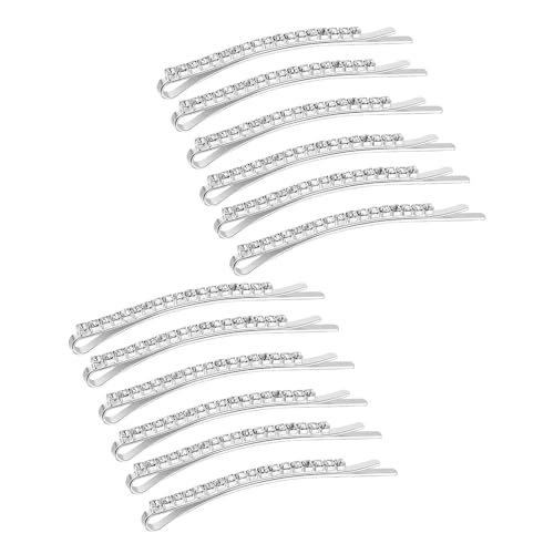 Haarspange mit Strasssteinen, langlebig, elegante Haarspange für Damen, Hochzeits- und Tanzstile, 12 Stück von ZwaitL