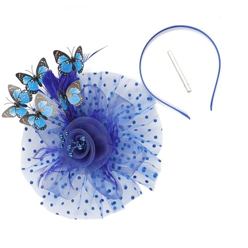 Klassisches Hochzeits-Haarband mit Schmetterlings-Motiv, leicht, bequem, königliche Hochzeit, Braut-Kopfschmuck, Braut-Haarspange von ZwaitL