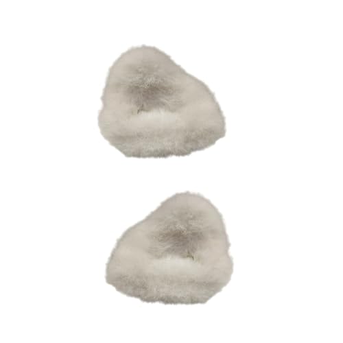 Stilvolle Plüsch-Katzenohr-Haarspangen, zarte Plüsch-Katzenohr-Haarspangen, Haarschmuck für eine verspielte Note von ZwaitL