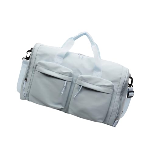 Tragbares Handgepäck für Damen, praktisches, geräumiges Innendesign, Mehrzweck-Reisetasche für kurze Reisen, erweiterbare Handgepäcktasche mit dickem Griff, blau, Mass Beauty von ZwaitL