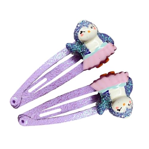 ZwaitL 1 Paar Haarspangen mit Cartoon-Motiv, luxuriöse Party-Haarspange für Kinder von ZwaitL