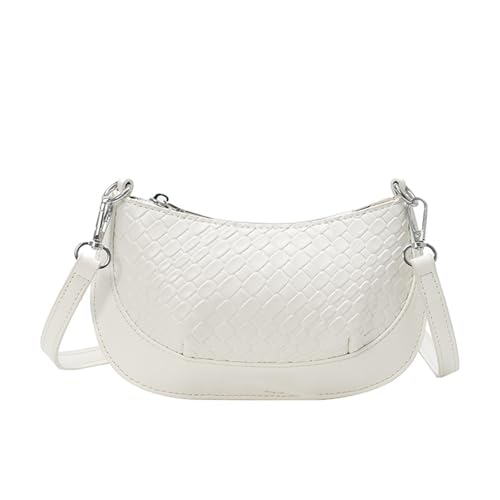 ZwaitL Damen-Umhängetasche, trendige Alltagstasche, PU-Leder, Umhängetasche, Dating Bonbonfarben, Messenger, Damen, Umhängetasche, PU-Leder, Kuriertasche, klein, einfache Schulter, weiß, One Size ZwaitL Damen-Umhängetasche, trendige Alltagstasche, PU-Leder, Umhängetasche, Dating Bonbonfarben, Messenger, Damen, Umhängetasche, PU-Leder, Kuriertasche, klein, einfache Schulter, weiß, One Size von ZwaitL