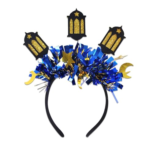 ZwaitL Eid-Stirnband mit Halbmond und Stern-Requisiten, Kopfbedeckung für religiöse Veranstaltungen und Familienfeiern von ZwaitL