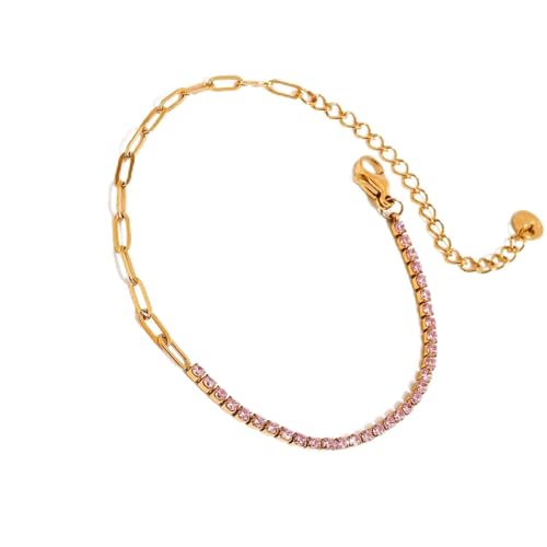 ZwaitL Elegantes Zirkonia-Herz mit 16,5 x 22 cm verstellbarer Kette, raffinierter Metallschmuck, Geschenk, Modeschmuck für Damen, Einheitsgröße, Wie beschrieben von ZwaitL