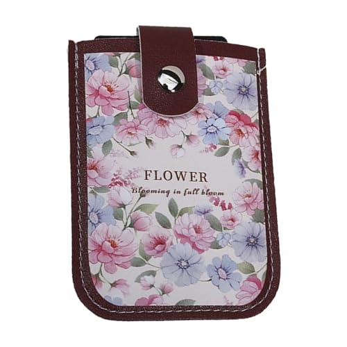 ZwaitL Flower Card Organizer Leather Cards Wallet Water Resistant Storage Case for Students Women Office Workers Sleeve, B ZwaitL Flower Card Organizer Leather Cards Wallet Water Resistant Storage Case for Students Women Office Workers Sleeve, B von ZwaitL
