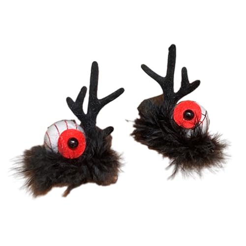 ZwaitL Haarklammern, 2 Stück, kleine Haarspangen, Schleife, Halloween-Haarspangen, Haarspangen für Damen, Mädchen, Kinder von ZwaitL