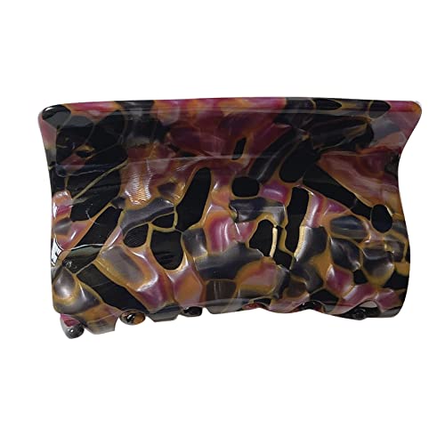 ZwaitL Haarklammern, bunte Acetat-Haarspange für Damen, karierte Haarspangen, schöne Haarklammer, starker Halt, Haarnadeln von ZwaitL