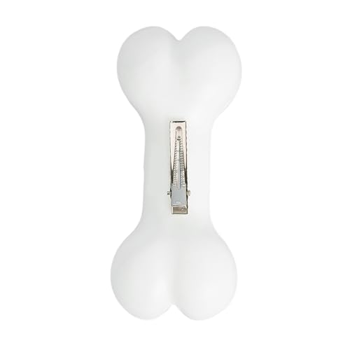 ZwaitL Haarspange Weiße Knochenform Haarnadel für Pferdeschwanz Pony Look Haarnadeln für Jugendliche von ZwaitL