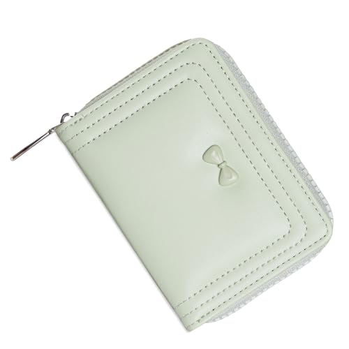 ZwaitL Kompakte Geldbörsen für Damen, Bifolds, Clutch, modisch, PU-Leder, Kreditkartenhalter, Geldtasche, Reisegeldbeutel, kurze Geldbörse, lichtgrün, Mass Beauty ZwaitL Kompakte Geldbörsen für Damen, Bifolds, Clutch, modisch, PU-Leder, Kreditkartenhalter, Geldtasche, Reisegeldbeutel, kurze Geldbörse, lichtgrün, Mass Beauty von ZwaitL