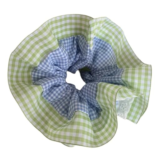 ZwaitL Mehrschichtige Spitzen-Haargummis, dicke Hochsteckfrisuren, übergroße Haargummis, elegantes Haargummi, für Damen von ZwaitL