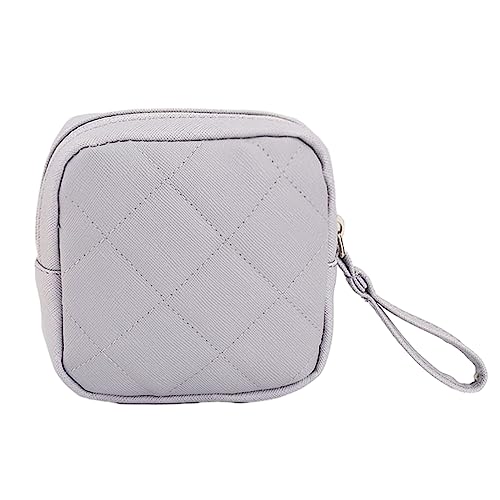 ZwaitL Tragbare Damenbinde-Tasche, wiederverwendbare Serviettenaufbewahrung für Damen, silber, As shown in the picture (error 1-3cm) von ZwaitL