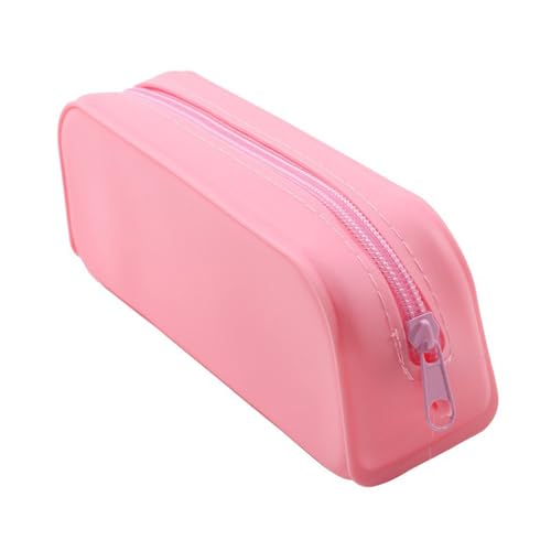 ZwaitL Wasserabweisendes Silikon-Federmäppchen, leicht, tragbar, Stift-Organizer, Tasche, Bleistiftbeutel für Studenten, Erwachsene, Kinder, Klassenzimmer, B von ZwaitL