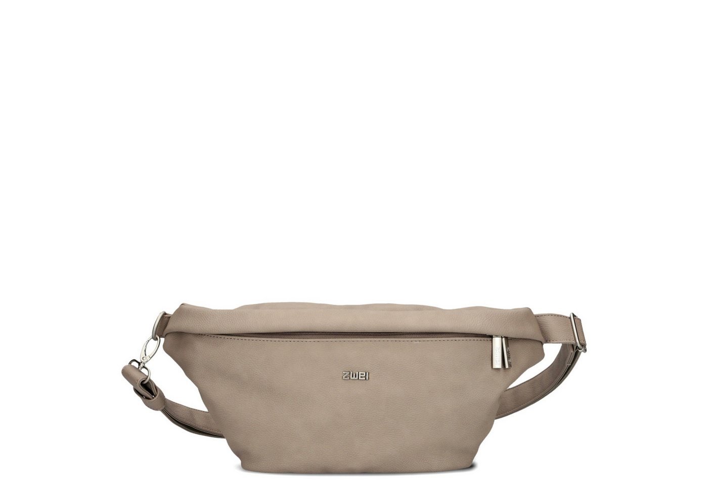 Zwei Bauchtasche Mademoiselle MH80 - Gürteltasche 40 cm (nubuk-cappuccino) von Zwei