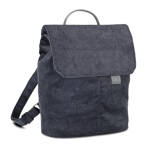 Zwei Damen City-Rucksack Mademoiselle.M MR8 4 Liter weiches Kunstleder, Magnet-Verschlussklappe, Hauptfach mit Reißverschluss, gepolstertes Trennfach für Tablet, Rückenpolsterung (cord-polar) von Zwei