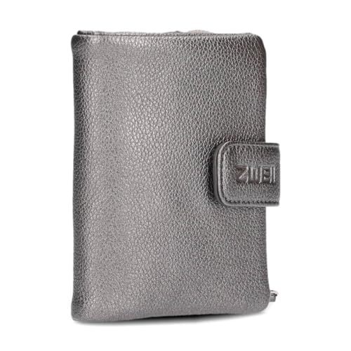 Zwei kleine Damen Geldbörse M.Wallet MW5 Portemonnaie aus weichem Kunstleder, Geldbeutel mit Druckknopf & Reißverschluss-Münzfach, 6 Kartenfächern, 4 Einsteckfächern, 1 Scheinfach (Cosmos) von Zwei