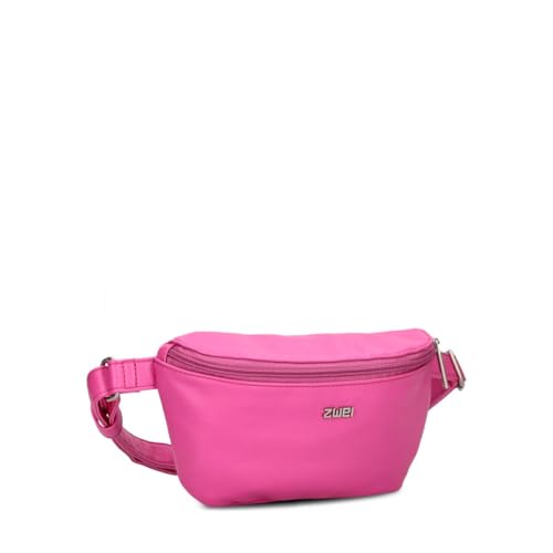 Zwei Damen Hip Bag Mademoiselle.M MH4 Bauchtasche 25 cm 1 Liter, Crossbody Bag wasserabweisend, 3-in-1 Bequeme Brusttasche, Gürteltasche & Hüfttasche (pink) von Zwei