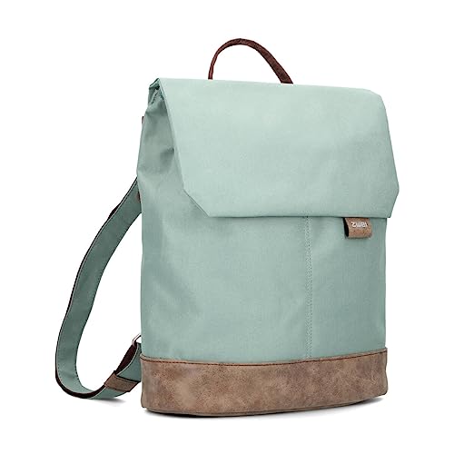 Zwei Damen Rucksack Olli OR13 Daypack 7 Liter robust strapazierfähig wasserabweisend Rückenpolsterung Hauptfach mit Reißverschluss Geheimfach Handyfach Einsteckfächer Laptopfach gepolstert (ocean) von Zwei