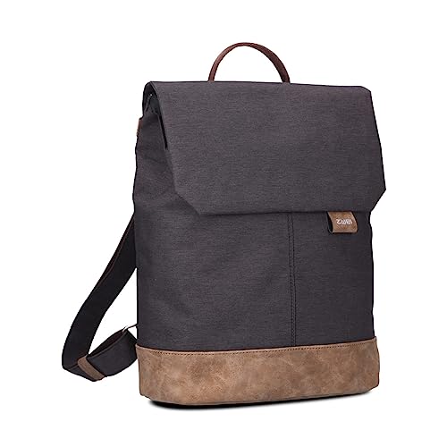 Zwei Damen Rucksack Olli OR13 Daypack 7 Liter robust strapazierfähig wasserabweisend Rückenpolsterung Hauptfach mit Reißverschluss Geheimfach Handyfach Einsteckfächer Laptopfach gepolstert (night) von Zwei