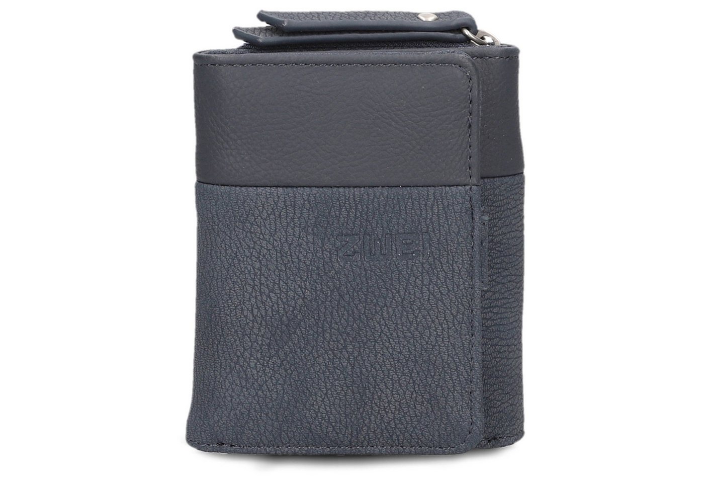 Zwei Geldbörse Eva EVW15 - Geldbörse 6cc 11 cm (nubuk-blue) von Zwei