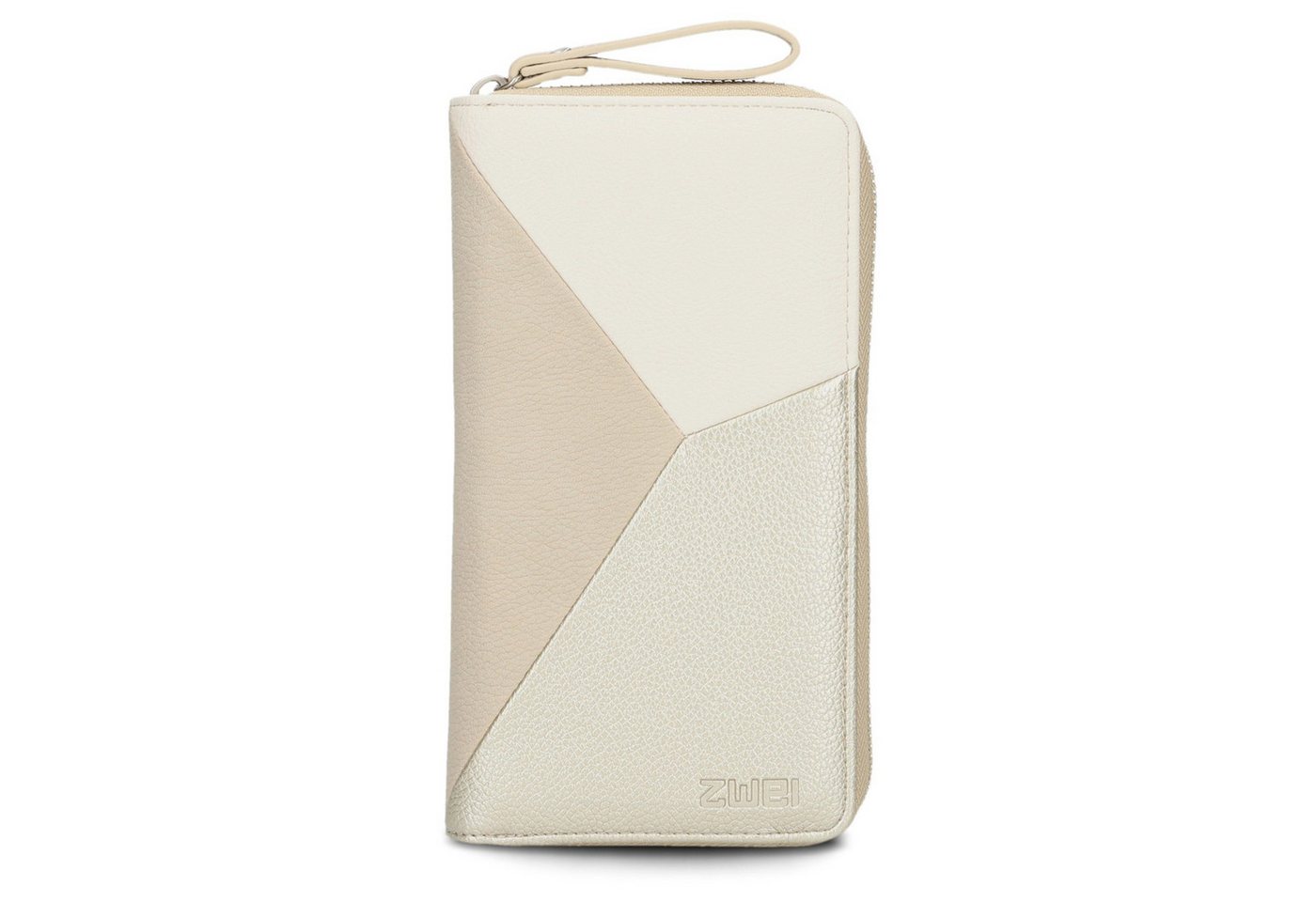 Zwei Geldbörse Jana J2 - Geldbörse 12cc 20 cm (nubuk-linen) von Zwei
