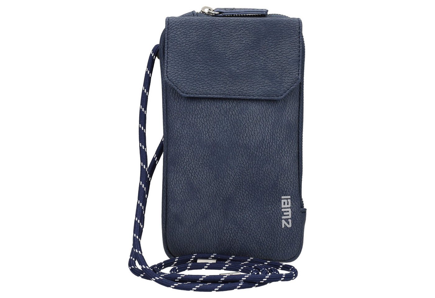 Zwei Handytasche Mademoiselle MP30 - Handytasche 19 cm (nubuk-blue) von Zwei