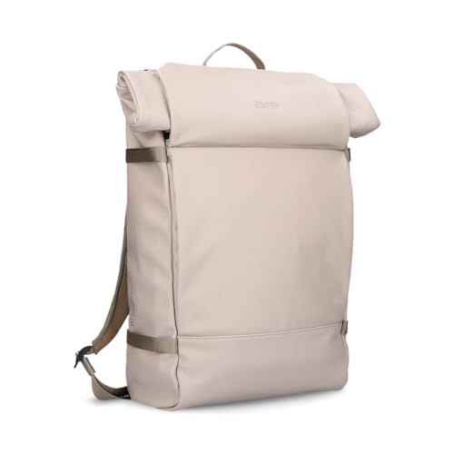 Zwei Herren Rucksack wasserdicht Aqua AQR350 (12/19 Liter) sportlicher Rolltop-Rucksack aus Hydroflex-Material, Rücken & Schultergurte gepolstert, mit Hüft- & Brustgurt, qualitativ hochwertig (sand) von Zwei